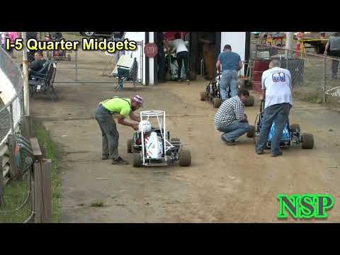 August 25, 2024 I-5 Quarter Midgets Club Grays Harbor Mini Raceway - dirt track racing video image