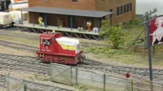 Operation - switching H0 model trains