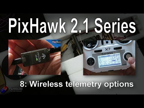 (8/9) Introduction to PixHawk 2.1: Wireless temetry options (3DR Radios and FlightDeck) - UCp1vASX-fg959vRc1xowqpw