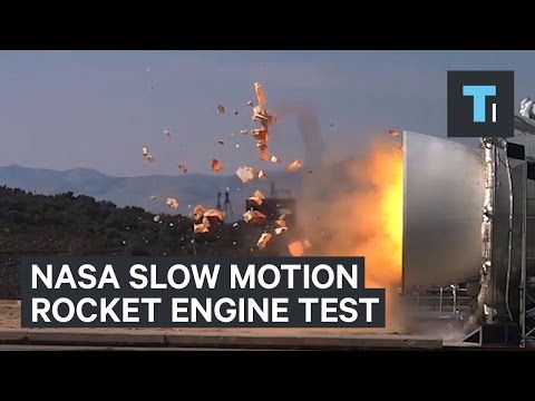 NASA slow motion rocket engine test - UCVLZmDKeT-mV4H3ToYXIFYg