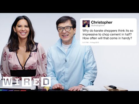 Jackie Chan & Olivia Munn Answer Martial Arts Questions From Twitter | Tech Support | WIRED - UCftwRNsjfRo08xYE31tkiyw