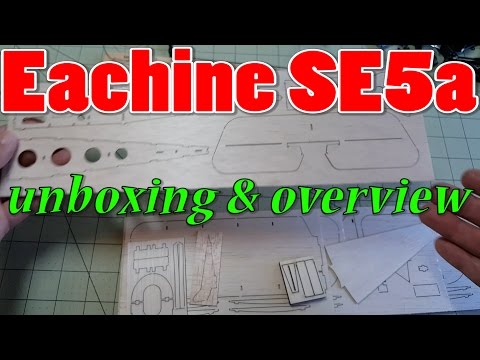 Eachine SE5a Balsa Plane Unboxing and Overview - UCnJyFn_66GMfAbz1AW9MqbQ