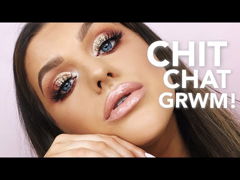 CHIT CHAT GRWM: GOLD/NUDE GLITTER GLAM! | Rachel Leary - UC-Um2u0Agv8Q-OhjO6FZk1g