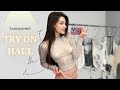 [4K] Transparent Try on Haul with Rita  Sheer Clothes