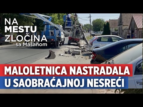 Maloletnica nastradala u saobraćajnoj nesreći | Na mestu zločina sa Mašanom