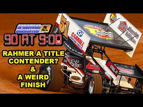SprintCarUnlimited 90 at 9 for Tuesday, July 1st: Can Rahmer contend for a PA Speedweek title? - dirt track racing video image