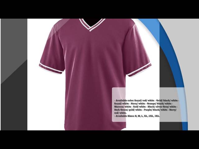 Custom V Neck Baseball Jerseys for Your Team