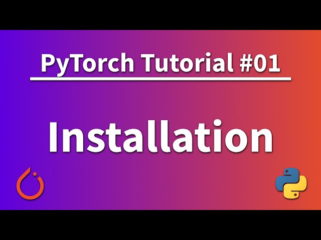 How to Setup PyTorch