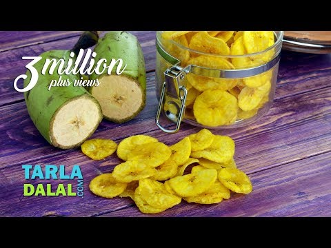 Yellow Banana Chips, Banana Wafers, Raw Banana Wafers by Tarla Dalal - UCYRRwNWXxCKFaVjFuXo1I8Q