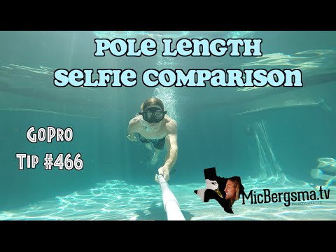 Pole Length Selfie Underwater Comparison on Evo / Reach Poles - GoPro Tip #466 - UCTs-d2DgyuJVRICivxe2Ktg