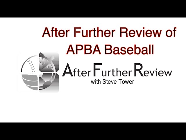 The Best APBA Baseball Game Yet