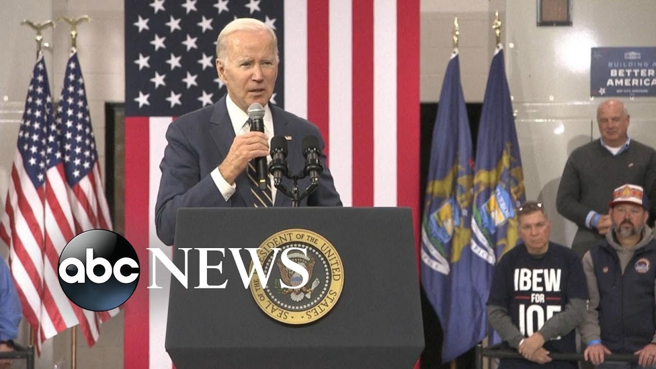 Biden visits Michigan after meeting with congressional leaders | ABCNL