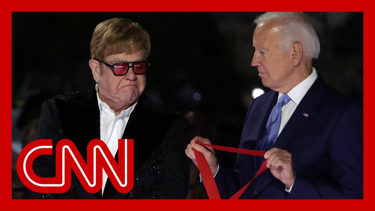 Biden’s surprise brings Elton John to tears at White House