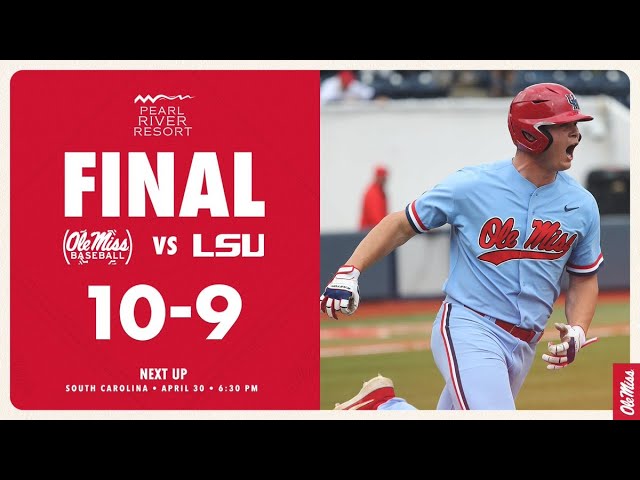 LSU and Ole Miss Battle it Out on the Baseball Field