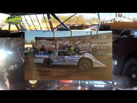 Winner with Chassis footage on #49 Royce Bray - 602 Late Model - 11-13-22 Lavonia Speedway - InCar - dirt track racing video image