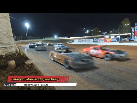Lake Cumberland Speedway - Hobby Stock Feature - 10/28/2023 - dirt track racing video image