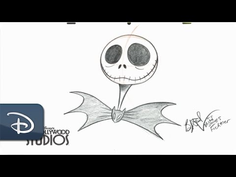 How-To Draw Jack Skellington | The Nightmare Before Christmas | Walt Disney World - UC1xwwLwm6WSMbUn_Tp597hQ