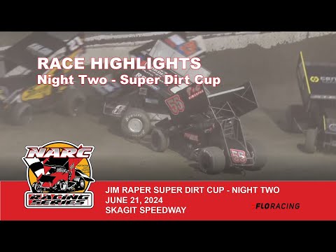 RACE HIGHLIGHTS:  NARC 410 SPRINT CARS @ SKAGIT SPEEDWAY - JUNE 21, 2024 - dirt track racing video image