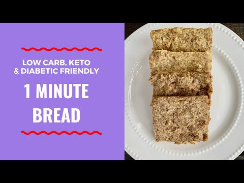 1 Minute Low Carb, Keto, Diabetic Friendly Bread - UCoq4cyttGVBzqB5oDtSQsBA