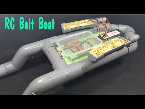 How to make RC Bait Boat Using PVC Pipe - UCFwdmgEXDNlEX8AzDYWXQEg