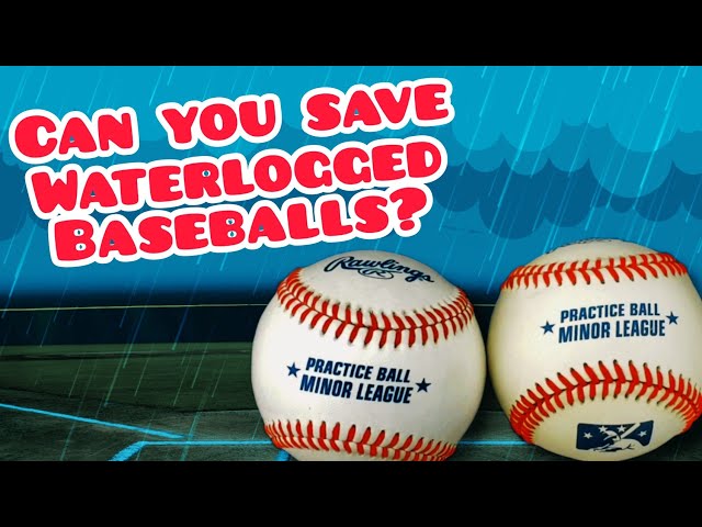 How to Un-Waterlog a Baseball