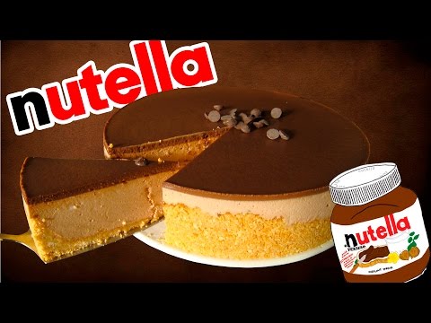 PASTEL DE  NUTELLA  Y QUESO SIN HORNO !!