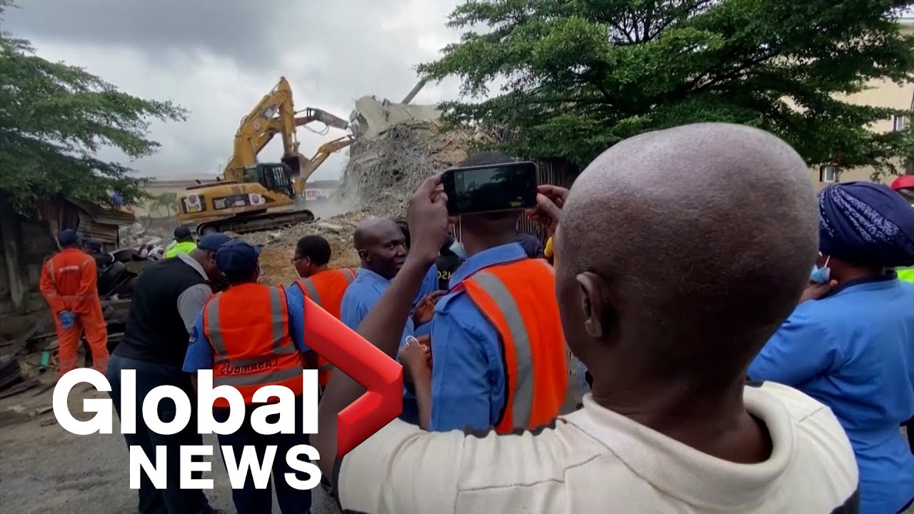 "We couldn’t breathe": Lagos building collapse kills 2, search for survivors goes on