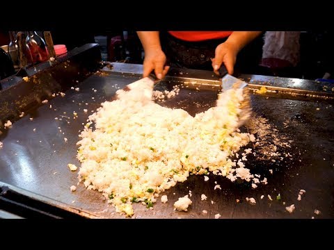 Taiwanese Egg fried rice - Taiwan street food