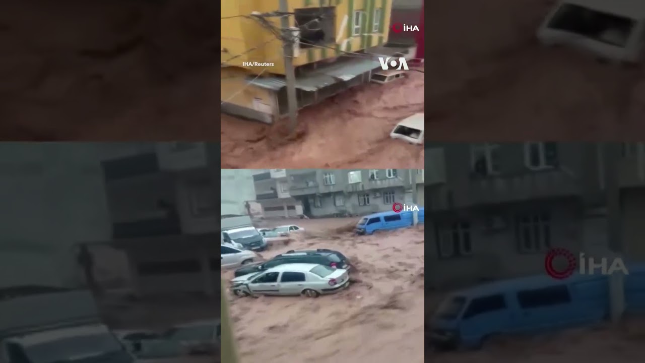 Floods Kill at Least 10 in Southeast Turkey #shorts | VOA News