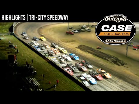 World of Outlaws CASE Late Models | Tri-City Speedway | Jun 2, 2023 | HIGHLIGHTS - dirt track racing video image