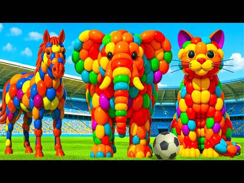 The mascot vibrato assistant cat placed on the football field is popular co-produced and creative 14