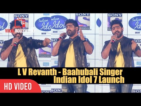 Baahubali Singer L V Revanth First Performance | Indian Idol 7 Launch | Видео на Запорожском портале