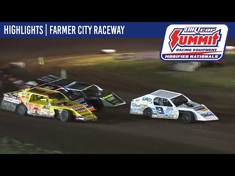 DIRTcar Summit Modified Nationals | Farmer City Raceway | June 27, 2025 | HIGHLIGHTS - dirt track racing video image