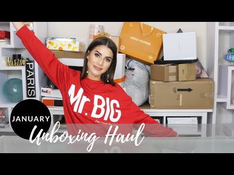 JANUARY 2018 UNBOXING HAUL - UCDl9AK32Xzr_2UOxjt03f6w