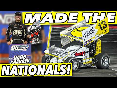 WE MADE THE BIGGEST SPRINT CAR RACE - Knoxville Nationals - dirt track racing video