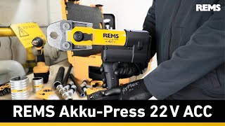 Torupress REMS Akku-Press 22V ACC Basic-Pack - plastkohvris - 2 x 2,5 Ah