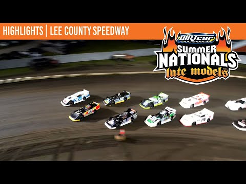 DIRTcar Summer Nationals Late Models | Lee County Speedway | June 19, 2025 | HIGHLIGHTS - dirt track racing video image