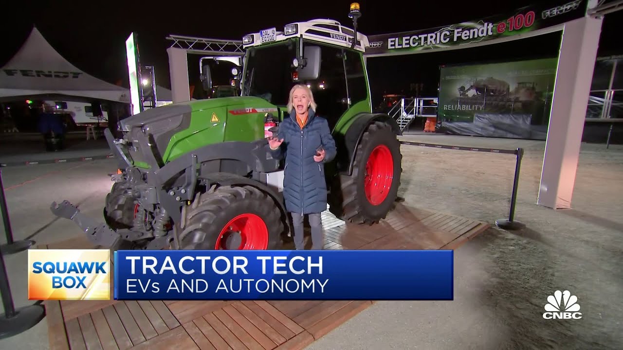 Agriculture tech companies race to develop self-driving and electric tractors