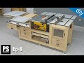 DIY Mobile Workbench with Table Saw & Router Table  Showcase - Ep 8