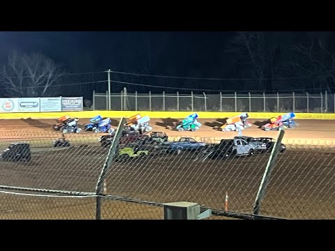 3/25/2023 Carolina Sprint Tour Harris Speedway - dirt track racing video image