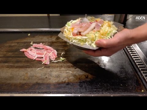 Food in Japan - Okonomiyaki - UCu9g5OmzcCpcJnmSYyHnIVw