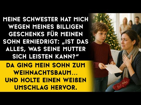 Meine Schwester lachte über mein Geschenk an meinen Sohn … bis er seins herausholte