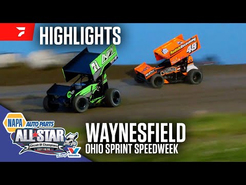 OH Sprint Speedweek | All Star Circuit of Champions at Waynesfield Raceway Park 6/19/25 | Highlights - dirt track racing video image