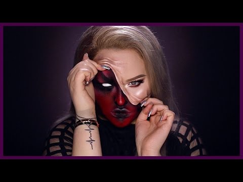 DEMON - Pulled Up Skin Halloween Makeup Tutorial - UCzTKskwIc_-a0cGvCXA848Q