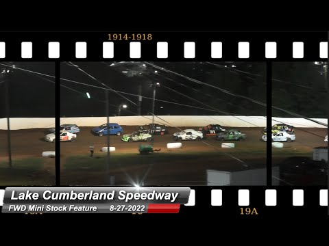 Lake Cumberland Speedway - FWD Mini-Stock Feature - 8/27/2022 - dirt track racing video image