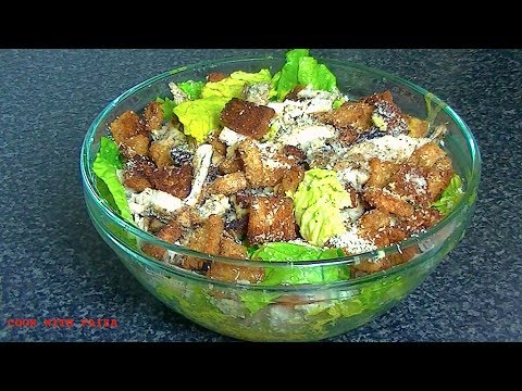 CHICKEN CAESAR SALAD *COOK WITH FAIZA* - UCR9WXUxcp0bR9OWi5ersIHw