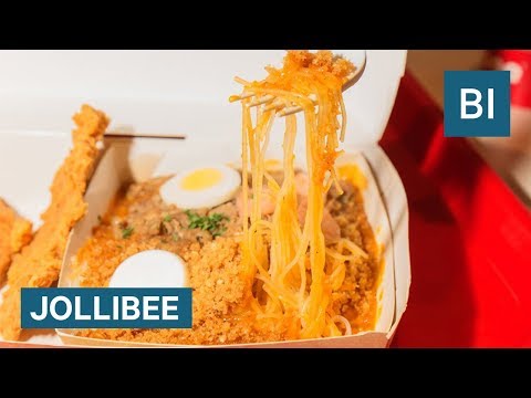 We tried Jollibee — the Filipino fast-food restaurant with thousands of locations around the world - UCcyq283he07B7_KUX07mmtA