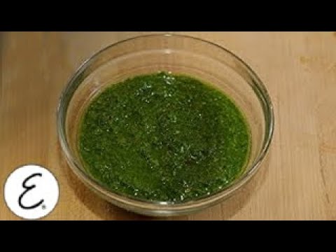 How to Make a Classic Chimichurri Sauce - Emeril Lagasse - UC5SJjoYO0cKJmx37WGT8amg