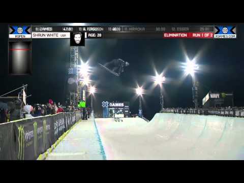 Shaun White Goes BIG in Snowboard SuperPipe - Winter X Games - UCxFt75OIIvoN4AaL7lJxtTg