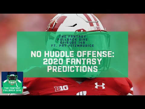 No Huddle Offense: Pat Fitzmaurice 2020 Fantasy Football Predictions